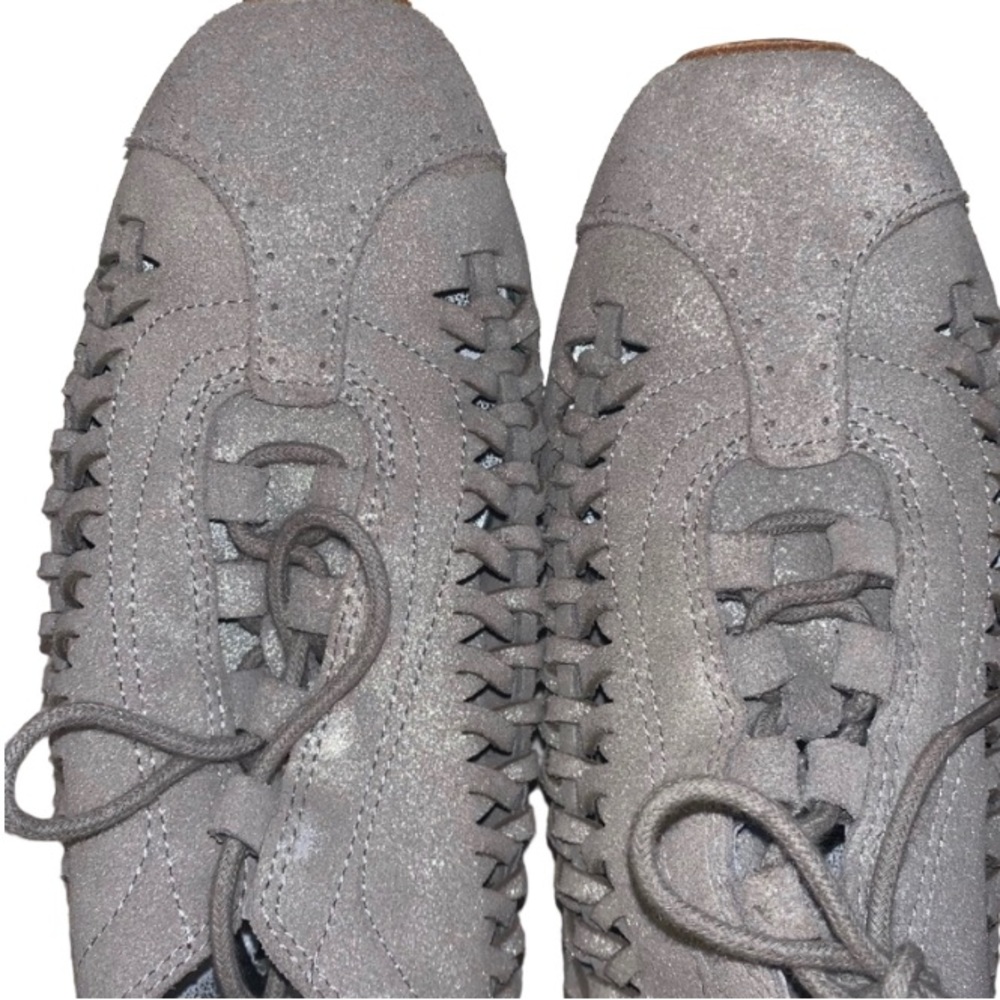 OTBT brand leather braid tennis shoes sneakers women’s size 7.5 - Picture 6 of 11